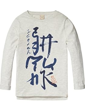 Scotch & Soda Shrunk Jungen Logo Artwork T-Shirt