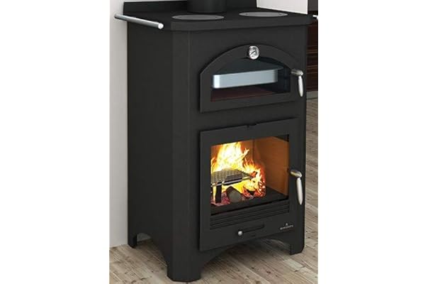 ESTUFA CON HORNO Y COCINA DE LEÑA BRONPI MODELO MONZA : Amazon.es:  Bricolaje y herramientas