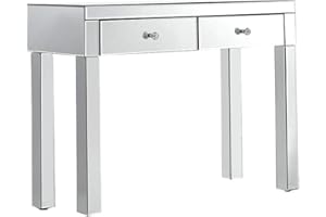 STOREINUK Mirrored 1/2 Drawers Dressing Table Vanity Desk Bedroom Furniture for Girls and Ladies Gift (Style6)