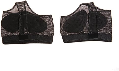 DoGeekFoot Thongs Belly Dance Shoes Ballet Dance Toe Pad Foot Pads Protection Cushion Gymnastic Shoes for Kids,Girls,Adult Black