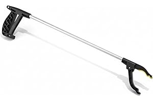 ZOPPER Premium Litter Picker Grabber Tool 76cm with Magnetic Tip Grabber Handy & Grip Reaching Rubbish Pick Up Tool Park & Street Cleanup - Lightweight Aluminium Trash Picker with Spring Action Grip
