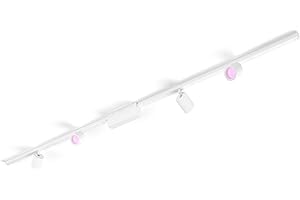 Philips Hue White and Color Ambiance, Perifo, Kit di Illuminazione a Binario, Kit con 4 Faretti, 22.4 W, Bianco