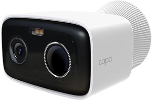 Tapo C400 - Cámara WiFi Externa FHD inalámbrica, batería de 5200 mAh hasta 180 días, cámara de vigilancia, visión Nocturna a Color, detección de Personas, Alarma Sonora y Luminosa, IP65