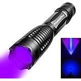 UV Schwarzlicht Taschenlampe, AhomePlay Ultraviolet 395nm LED Lampe, Urinflecken detektor, Bett-Wanzen-Sucher, Hund / Katze Fleckenentferner