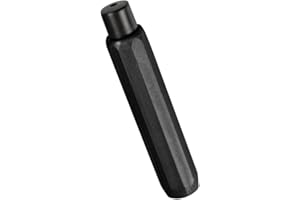 CREATO Kreidehalter für Wachsmalstifte/Kreide von 10mm Durchmesser (Schwarz)