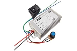 COGGUEE DC Motor Speed Controller DC 9V-60V 12V 24V 36V 48V 60V 20A 1200W PWM Motor Regulator Monitor Dimmer Governor