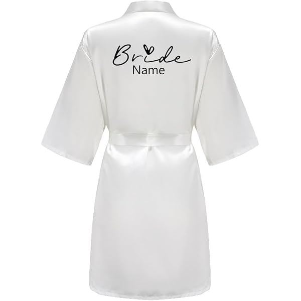Migcaput Vestaglia Kimono in Raso da Donna Accappatoi e Vestaglie Satin
