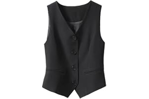 Stafeny Gilet Da Abito Da Donna Gilet Slim Fit Con Scollo A V Gilet Da Smoking Gilet Da Completo Gilet Gilet Elegante Vintage