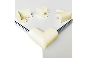 Santme 8 Pezzi Protezione Angoli e Bordi, Morbido Schiuma Paraspigoli Antiurto Protezioni di Sicurezza di Bambini per Tavolo e Mobili Angoli