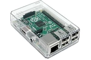 SB COMPONENTS Case trasparente chiuso per Raspberry Pi Modello B 2 (e B +) Grande per gli utenti XBMC!