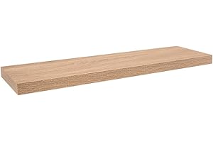 Velano - Bücherregal Wand - Wandregal 79,5x23,5 cm - Regal Wand - Schweberegal - Hängeregal - Regalbrett - Sonoma Eiche - Küchenregal - Bücherregal Kinder - Deko Wohnzimmer - Gewürzregal Wand