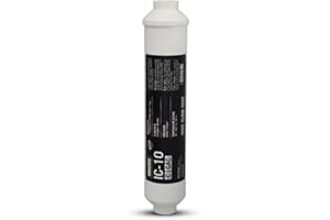 Termoidraulica RV Ionicore IC-10CGAC Filtro in Linea Carbone Attivo granulare al Cocco 1/4" NPT 2"x10"