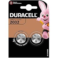 Duracell DL2032/CR2032 - Pilas especiales de botón de litio 2032 de 3 V, paquete de 2 unidades, diseñada para uso en llaves con sensor magnético, básculas, elementos vestibles y dispositivos médicos