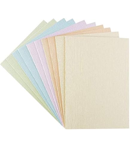 Anita's Effen, blanco kaarten en enveloppen, A6, crème, 50 stuks