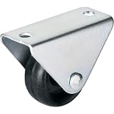 HTS 102 Sabit Mobilya Tekerleği 32mm - 20 Kg Kapasiteli K&uuml;&ccedil;&uuml;k Tabla Teker, Sehpa, Palet ve Dolap İ&ccedil;in Galvaniz Kaplama Mini M