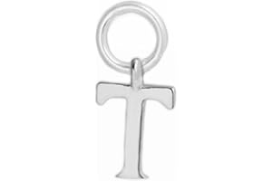 SUGARKITTEN LONDON Sterling Silver A-Z Letter Alphabet Initial DIY Charm Pendant 8 x 15mm