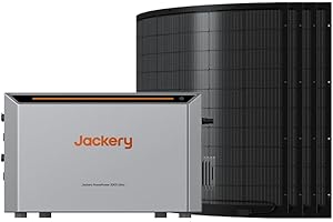 Jackery HP 2000 Ultra Balkonkraftwerk mit Speicher, All-in-One Stromspeicher mit Mikroinverter, 2048Wh Stromspeicher mit 800W Flexible Solarpanel Set, Dual MPPT 2800W Solareingang