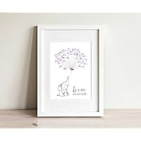 Gästebuch Geburt Taufe A3 Fingerabdruck