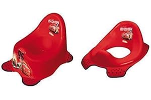 OKT KIDS Kindertopf + WC Aufsatz Disney Cars Toilettentrainer
