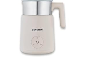 Severin SM 3589 Montalatte a induzione brevettato, monta a caldo o a freddo, anche tutti i tipi di latte vegetale, programma cioccolata, capienza 400 ml., contenitore inox