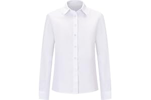 MISEMIYA - Camisa Camarera Mujer con Mangas LARGAS - Uniforme HOSTELERIA Mujer - 8726