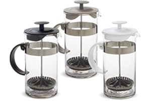 D'CASA Tetera embolo 350ml 3c (Blanco)