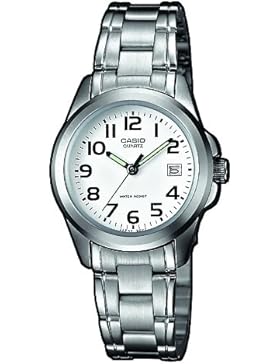 Casio Damen Analog Quarz mit Edelstahl Armbanduhr LTP 1259PD 7B