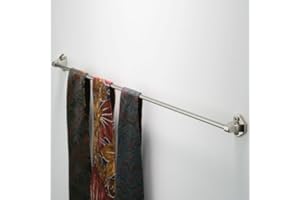 Tie rail, 375mm length polished nickel finish by FMK