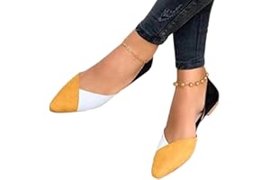 Minetom Ballerine Donna Classica Piani OL Piatto Sandali Appuntito Ballerine Punta Tacchi Bassi Partito Sera Scarpe