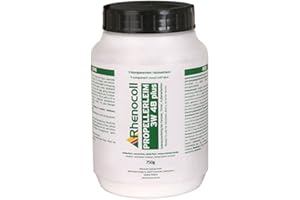 Rhenocoll Propellerleim 3W, 4B plus 750 g (gebrauchsfertig) Holzkaltleim mit eingebautem Härter - Hohe Bindekraft - Geeignet für Außenarbeiten, Fenster- und Haustürenbau - verfärbungsfrei + wasserfest