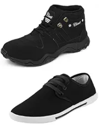 Chevit Men's Combo Pack of 2 Casual & Sports Shoes (Sneakers & Running Shoes)
