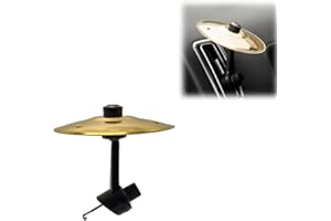 AODEJOY Car Crash Cymbal, Car Cymbal Air Vent, Fun Air Vent Drum Cymbal for Car, Car Crash Music Cymbal, Make Your Driving More Fun, Easy Installation and Rugged, Suitable for All Types Of Vehicles (Gold*1)
