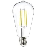 PANASONIC E27 FİLAMAN LAMBA ST64, SARI IŞIK 4W 470LM 2700K CLEAR