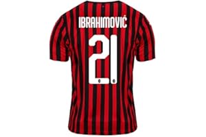 ACOLOU PUMA koszulka piłkarska Chłopcy Ac Milan – replika repliki repliki koszulki Ibrahimovi, 2019/2020, dla dzieci