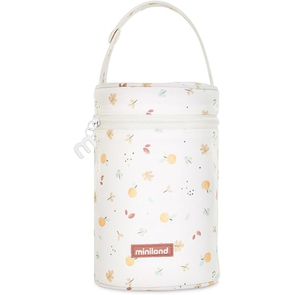 Miniland Baby-Thermos 500ml Edelstahl - Hält Temperatur 24h Auslaufsicher