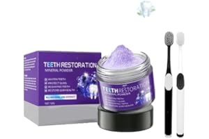 ADFUGE Oyikey Zahn Reparatur, Oyikey Zahnpulver, Zahn Reparatur Oyikey, Oyikey Zahnreparatur Mineralpulver, Oyikey Zahn Reparatur Mineralpuder, Mineral Zahnpulver, Zahnaufhellungspuder (1 stücke)