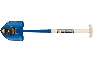 Draper Expert 960 x 240 mm Contractors Round Mouth Shovel | Solid Forged Hand Tool | Heavy-Duty Gardening Shovel | Ashwood Shaft | T-Handle | 10874