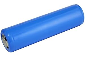 BRIGHTIUM Batería Recargable Li-Ion 18650, 3.7V, 2200mAh, Ideal para Dispositivos electrónicos, linternas y proyectos de Bricolaje.