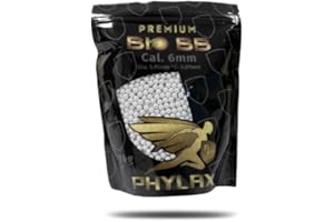 Phylax 0.20 g Organic BBs, 6 mm, 5000 Pieces, 1 kg, Airsoft