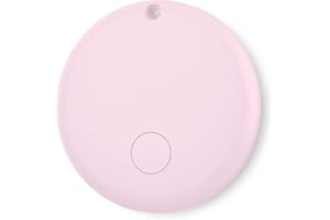 AJBLG 1 llavero Air Tag Key (solo Android), buscador de llaves Bluetooth para equipaje, bolsos, maletas, billetera (rosa)