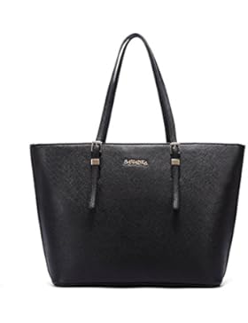 Padgene Klassisch Elegant Damen Tasche Handtasche Schultertasche Shopper Büro Bag