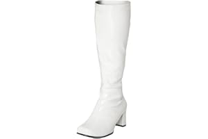 THE FOOTWEAR Ladies Womens Fancy Dress Party Go Go Boots 60s 70s Retro Size 3 4 5 6 7 8 9 10 11 12 Various Designs