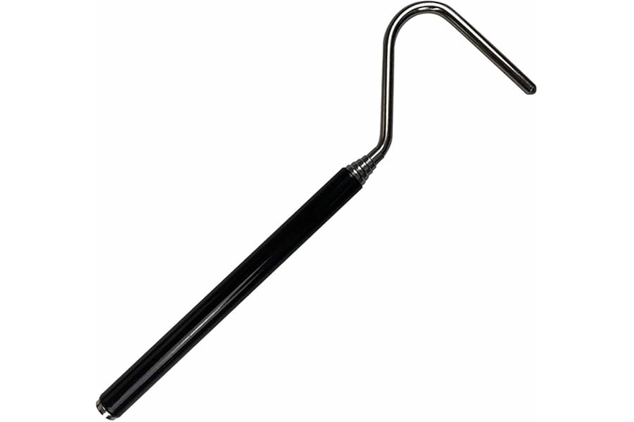 Foldable Snake Hook, 7.7-26" Stainless Steel Extensible Snake Catching Tool for Small Large Snake Catching Controlling Moving Up To 2 Pounds