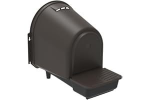 COPELE - Pondoir Extérieur avec Compartiment à Oeufs - Jusqu'à 6 Poules et 12 Oeufs - Fixation Murale, sur Poulailler ou Pose au Sol - Compartiment Détachable