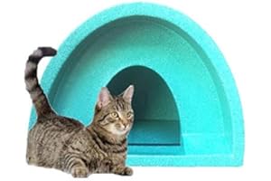 COSY CAGES FERAL CAT HOUSE - Outdoor Cat Kennel House & Shelter for Feral Cat Tortoise etc