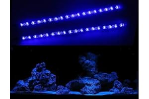 CREATIVE LIGHTS - LICHT & DESIGN CREATIVE LIGHTS - AQUARIUM MONDLICHT 2 x 30 CM LED LICHTLEISTE KOMPLETTSET INKL. NETZTEIL FLEXI-SLIM BLAU