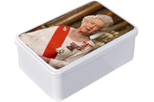 BONBONPRINT Boîte Personnalisée | Boîte à sucre | Reine d’Angleterre Elizabeth II | Famille Royale d’Angleterre (Portrait)