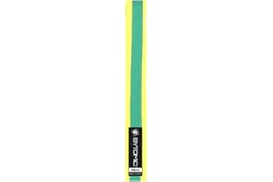 Bytomic Coloured Stripe Martial Arts Belt Yellow/Green