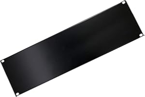 Techly Professional 302037 Pannello Cieco per Armadi Rack 19'' Nero 3 unità Nero