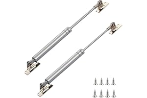 VENCEDE 150N/33Ib/15kg Gas Strut,10 Inch Length Gas Spring,Gas Strut Lift Stay Support, Lid Support Soft Close,Slow Down Lift Stay Support,Cupboard Wardrobe Door Spring Hinge(Pack of 2)